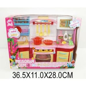 Игровой набор Shantou Gepai Кухня Медовая семьяя (2801S/R)
