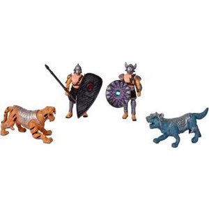 Игровой набор Shantou Gepai Гладиаторы с тигра коробка (8818)