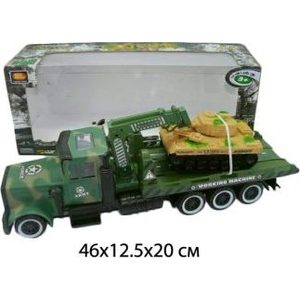 Машинка Shantou Gepai Трак с танком (ZL668-B4)