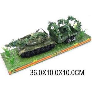 Машинка Shantou Gepai Танк с прицепом (M60A3-4P)