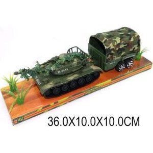 Машинка Shantou Gepai Танк с прицепом (M60A3-5P)