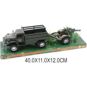 Машинка Shantou Gepai Грузовик военныйый с пушкой (M257A-1P)