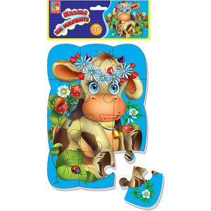 Пазл Vladi Toys магнитные Коровка (VT3205-33)