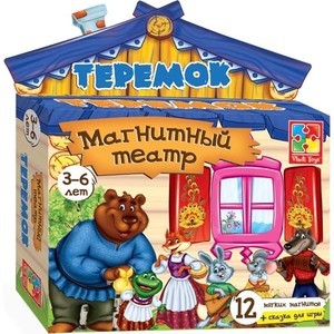 Игровой набор Vladi Toys Магнитный театр Теремок (VT3206-08)