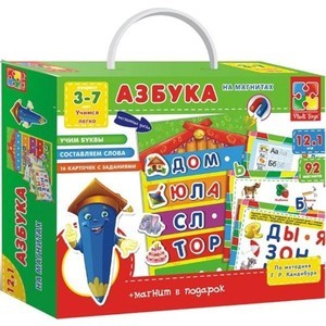 Игровой набор Vladi Toys Азбука с магнитной доской в (VT1502-02)