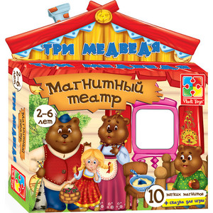 Игровой набор Vladi Toys Магнитный театр Три медведя (VT3206-10)