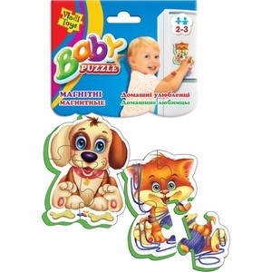 Пазл Vladi Toys Baby puzzle Домашние любимцы (VT3208-02)