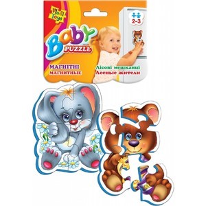 Пазл Vladi Toys Baby puzzle Лесные жители (VT3208-03)