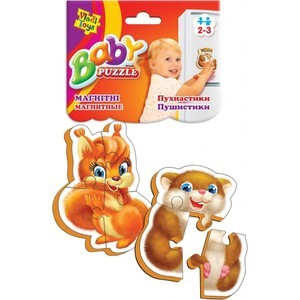 Пазл Vladi Toys Baby puzzle Пушистики (VT3208-04)