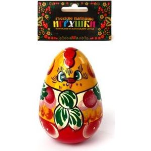 Игрушка Бэмби Неваляшка Курочка дерев (Р-45/759)