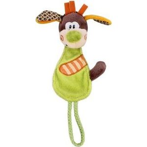 Игрушка Жирафики Веселый щенок прищепка для соски (93576)