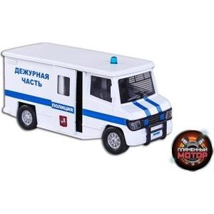 Машинка Пламенный мотор Фургон Дежурная часть (87503)