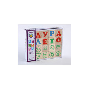 Деревянная игрушка Томик Алфавит с цифра (2222-2)