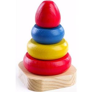 Деревянная игрушка Томик Пирамидка (202)