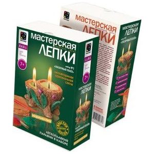 Наборы для творчества Фантазер Глиняная свеча Сказочный пенек (217022)