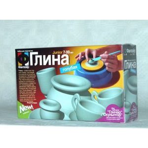 Наборы для творчества Фантазер Глина голубая (217011)