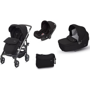Коляска 3 в 1 Inglesina Trilogy System Trilogy Slate Total Black (KA35H6TBK)