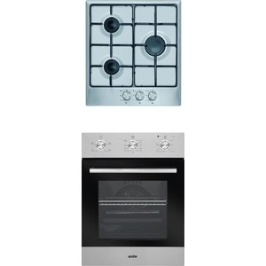 Встраиваемый комплект Simfer 45 см нержавейка (H45V30M401 + B4EM14001)