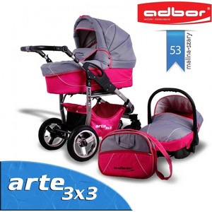 Коляска 3 в 1 Adbor Arte 3x3 53 (00-00000388)