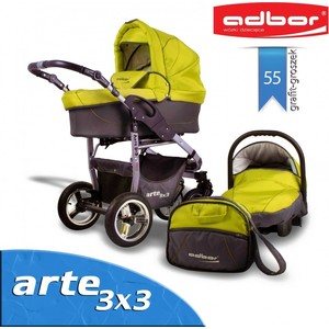 Коляска 3 в 1 Adbor Arte 3x3 55 (00-00000389)