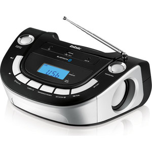 Магнитола BBK BS07BT black/silver аудиомагнитола bbk bs07bt черный серебристый bs07bt черный серебристый