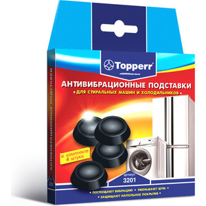 Аксессуар Topperr Антивибрационные подставки черные 3201