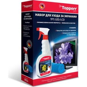 Чистящие средство Topperr 3011 Набор для ухода за TFT/ LED/ LCD мониторами