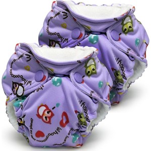 Многоразовый подгузник Kanga Care для новорожденных Lil Joey 2 шт. Eco Owl (628586258785)
