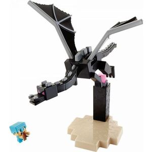 Фигурка Mattel Minecraft Дракон края против Стива (DJY38)