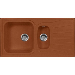 Мойка кухонная AquaGranitEx M-09K 940х495 терракот (M-09K 307)