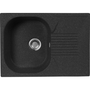 Мойка кухонная AquaGranitEx M-70 700х500 черный (M-70 308)