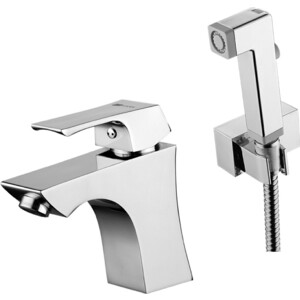 Смеситель для раковины Lemark Unit с гигиеническим душем (LM4516C)