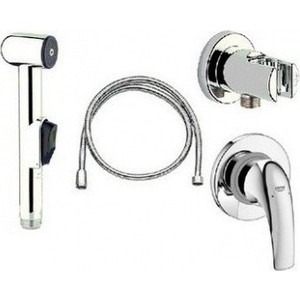 Смеситель с гигиеническим душем Grohe BauCurve хром (122270)