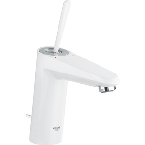 Смеситель Grohe Eurodisc Joy 23427LS0 для раковины, с донным клапаном, белый/хром