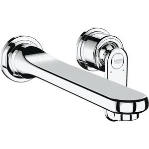 Смеситель Grohe Veris 19388000 для раковины на 2 отверстия, настенный, комплект верхней монтажной части