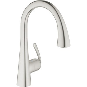 Смеситель Grohe Zedra New 32294 SD1 для кухни, профессиональная лейка, нержавеющая сталь