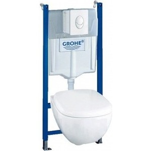 Комплект Grohe Lixil Solido инсталляция + унитаз с сиденьем микролифт (37446000)