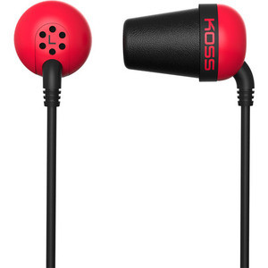 цена Наушники Koss The Plug red