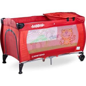 Манеж-кровать Caretero Medio Classic red красный (TERO-3834)