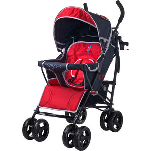 Коляска трость Caretero Spacer Deluxe red красный (TERO-5400)
