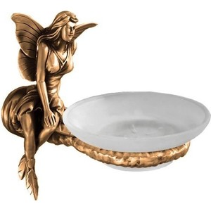 Мыльница подвесная Art&Max Fairy, бронза (AM-0985-B)