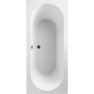 Акриловая ванна Villeroy Boch O.Novo Solo 180x80 см белая, с ножками (UBA180CAS2V-01+U99740000)