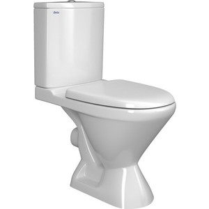 Унитаз компакт Della Brio Super Plus с крышкой сиденьем микролифт (DE411090014)