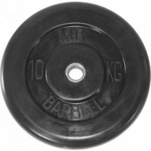 цена Диск обрезиненный Barbell 31 мм 10 кг