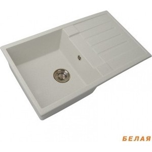 Мойка кухонная Акватон Верона 85x21x50 см белая (1A710032VR080)