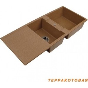 Мойка кухонная Акватон Торина 115x20,x50,1 см терракотовая (1A712032TR070)