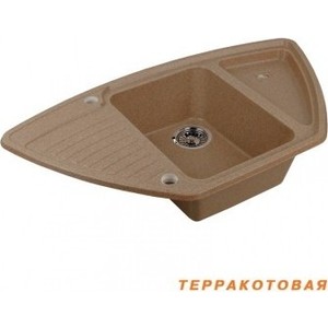 Мойка кухонная Акватон Лория 94x19x53 см терракотовая (1A715032LR070)