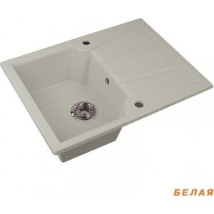 Мойка кухонная Акватон Монца 68x51x19 см белая (1A716032MC080)