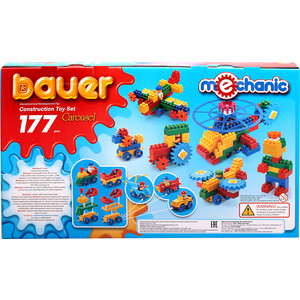 Конструктор Bauer серии Mechanic 177 parts Carousel Карусель 12/12 (186)