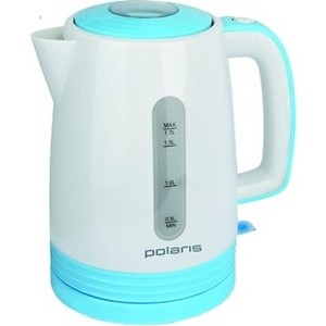 Чайник электрический Polaris PWK 1775C белый-голубой